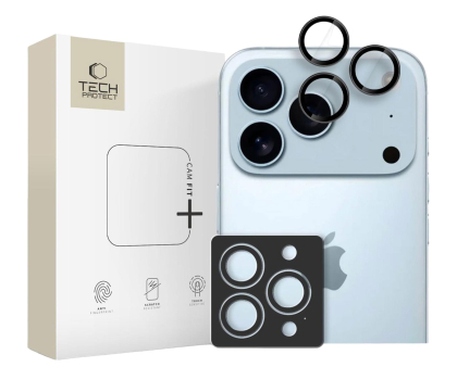Szkło i folia ochronna TECH-PROTECT Camring Fit+ Iphone 14 Pro/Max/15 Pro/Max/16 Pro/Max/17 Pro 5906302319190